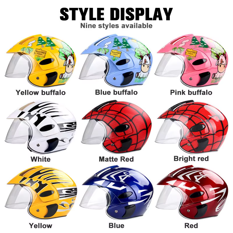 Casque de vélo enfant 3-9 ans Abs unisexe sécurité