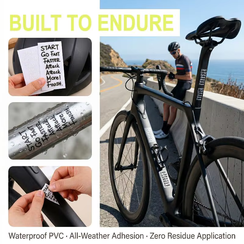 Autocollants de vélo « Go Fast