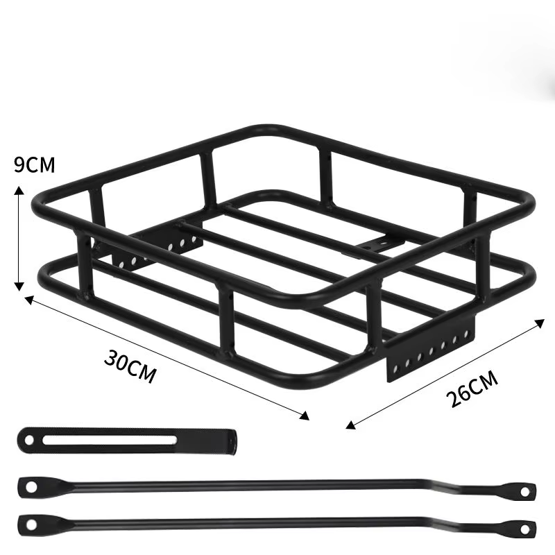 Panier d'étagère avant de vélo en gravier de voyage 700C