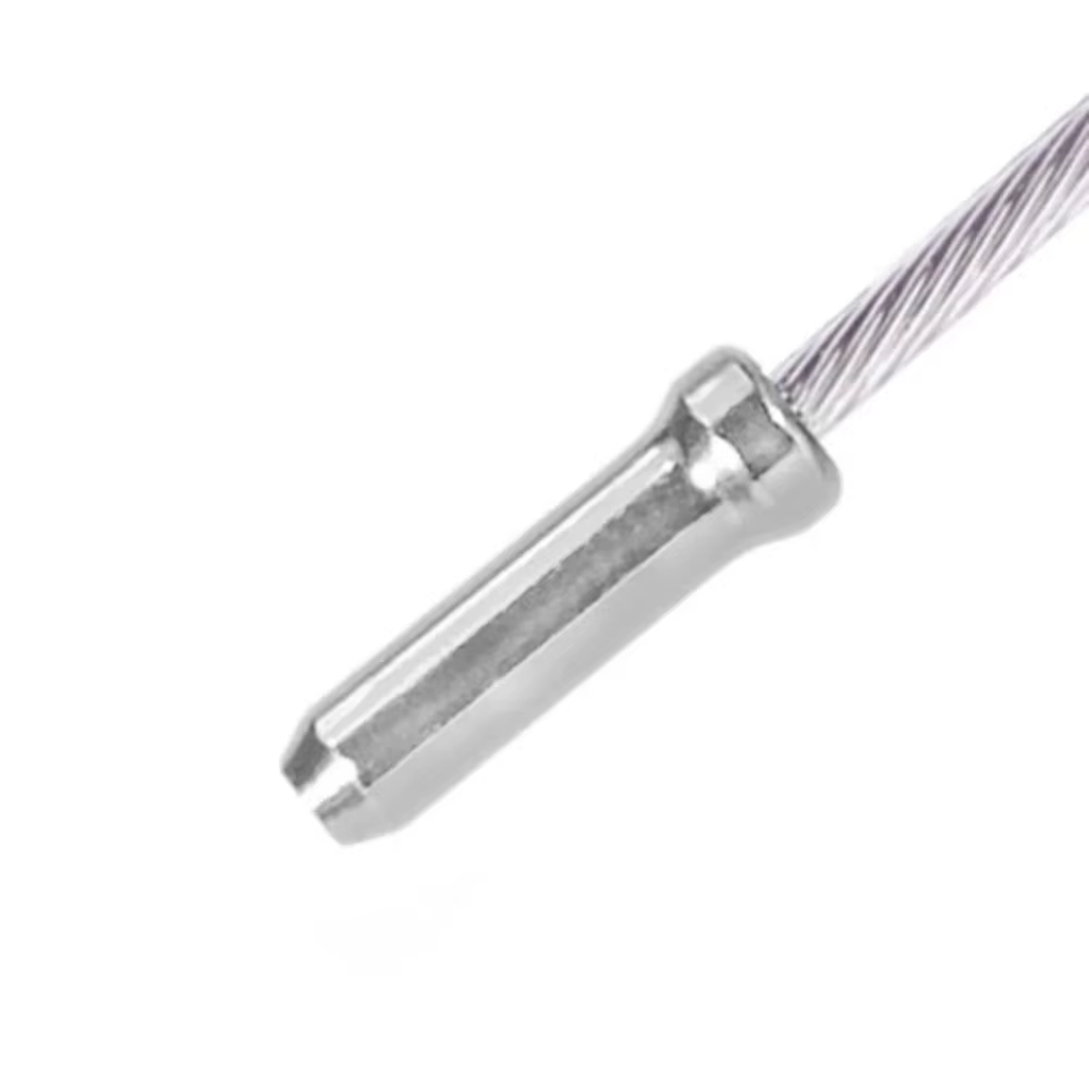 Embouts de câble de frein de vélo en aluminium pour ligne