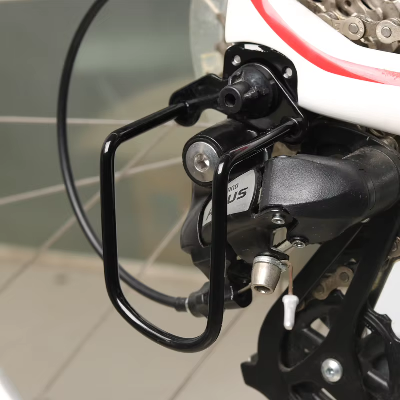 Protecteur de chaîne de dérailleur de vitesse arrière de vélo en acier réglable