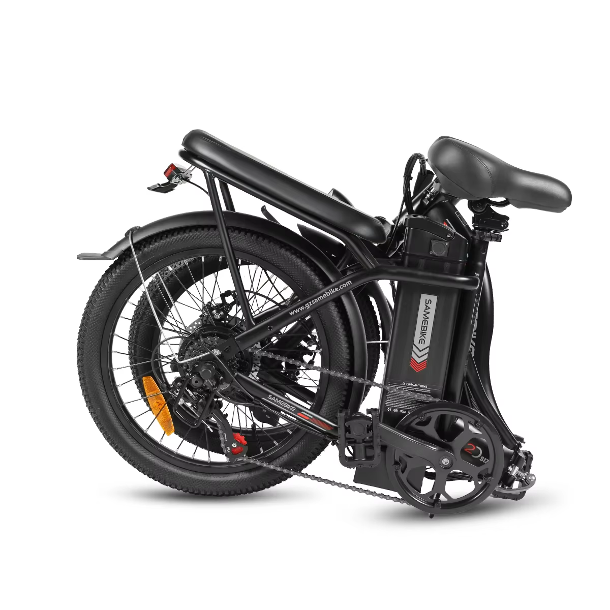 Vélo électrique de style pliable léger 350W36V12AH batterie montagne e-bike 20 pouces gros pneu ville voyage