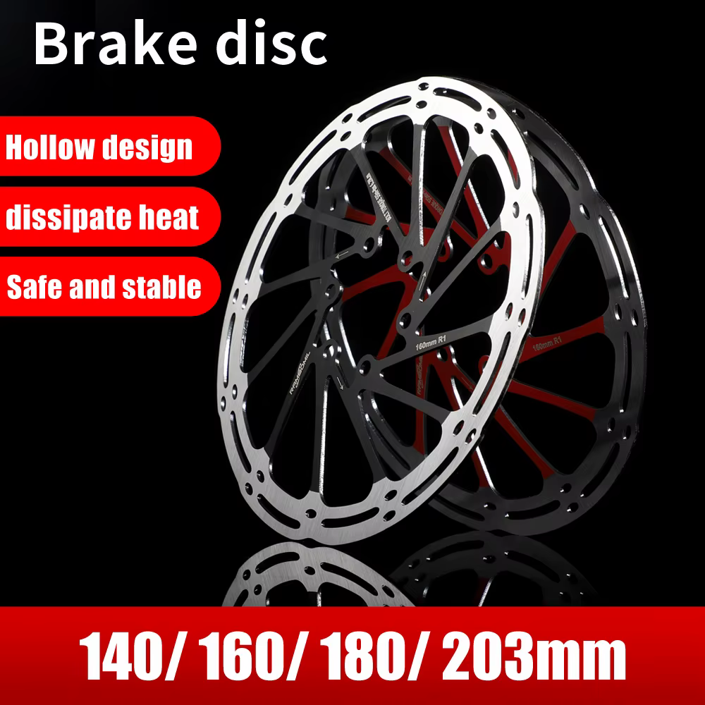 Nouveau Rotor de frein à disque de vélo 140/160/180/203mm 6 boulons en acier inoxydable vtt VTT