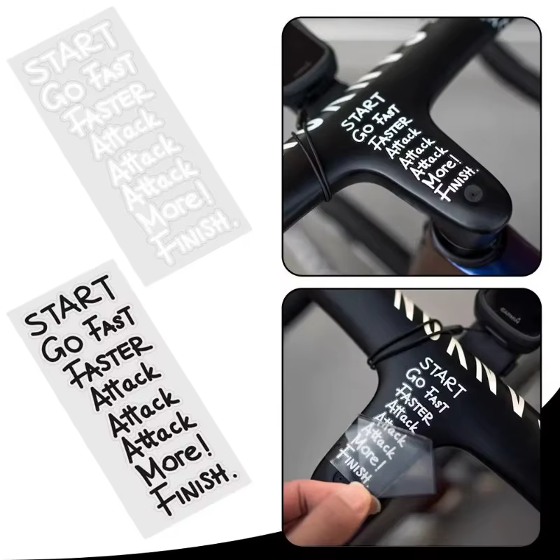 Autocollants de vélo « Go Fast