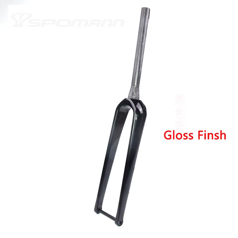 Nouvelle fourche de vélo de route/gravel/cyclocross 700C en fibre de carbone intégrale