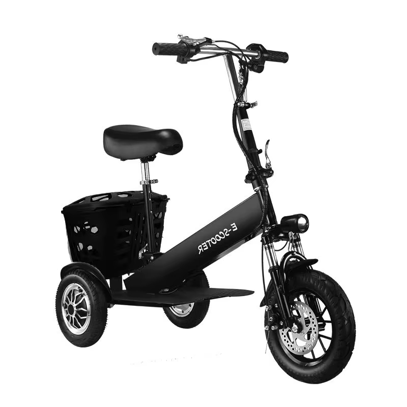 Tricycle électrique pliant Parent-enfant