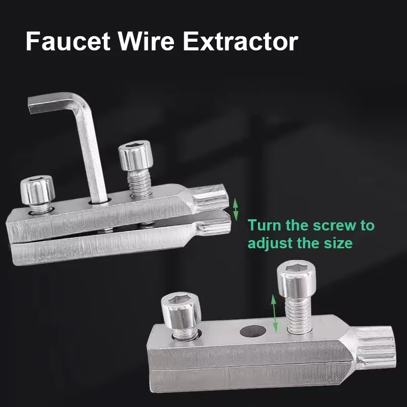 Extracteur universel pour casse de tuyaux d'eau, extracteur de fil multi-spécifications, dissolvant de vis de robinet d'eau, outils de réparation de Valve d'angle