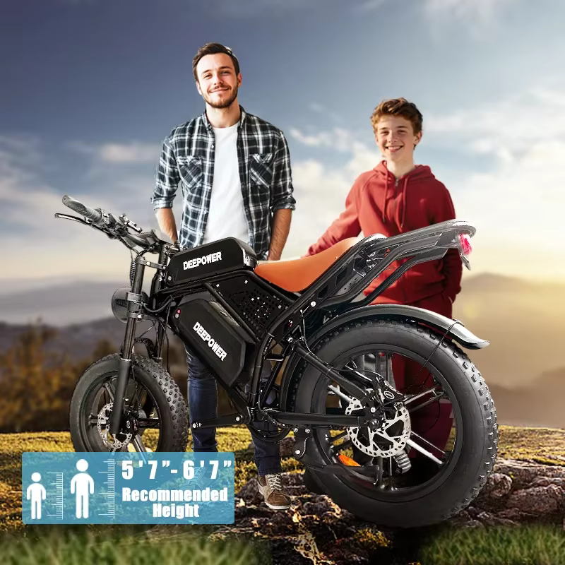 Vélo électrique Deepower S8 à double motorisation 3500W