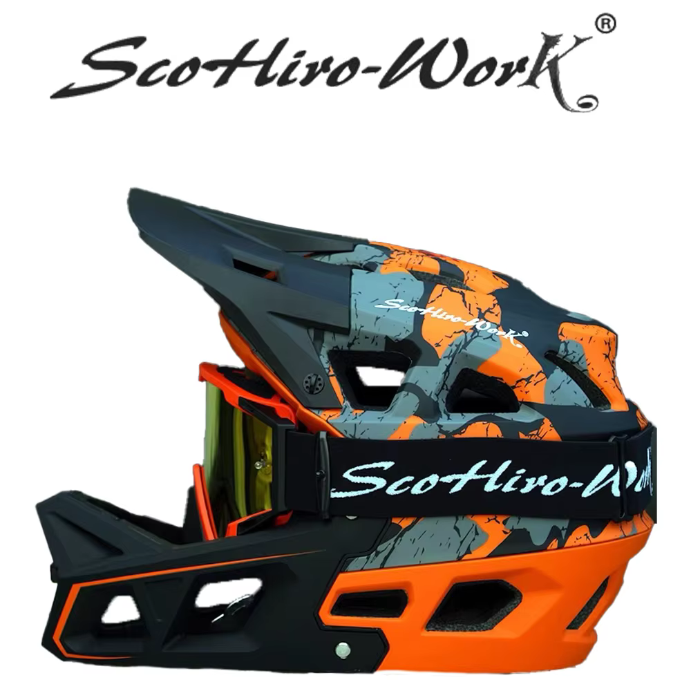 Casque intégral vtt descente Sports de plein air Motocross course