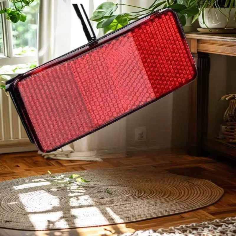 Panier arrière de vélo avec feu arrière
