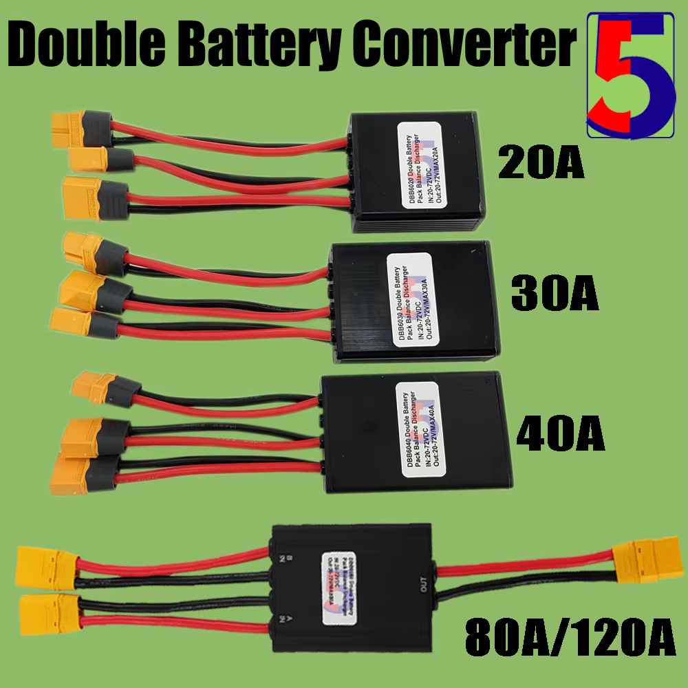Convertisseur de décharge de batterie double pour vélo électrique