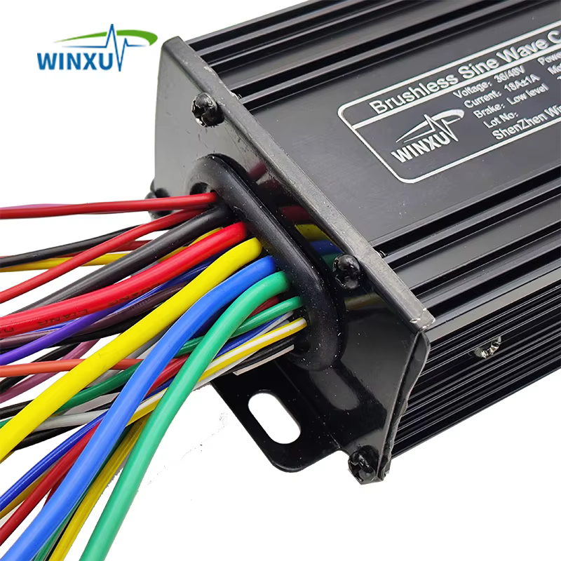 36V 48V 350W 18A e-scooter moteur sans brosse contrôleur d'onde sinusoïdale LCD affichage de vitesse accélérateur pour vélo électrique Scooter Tricycle