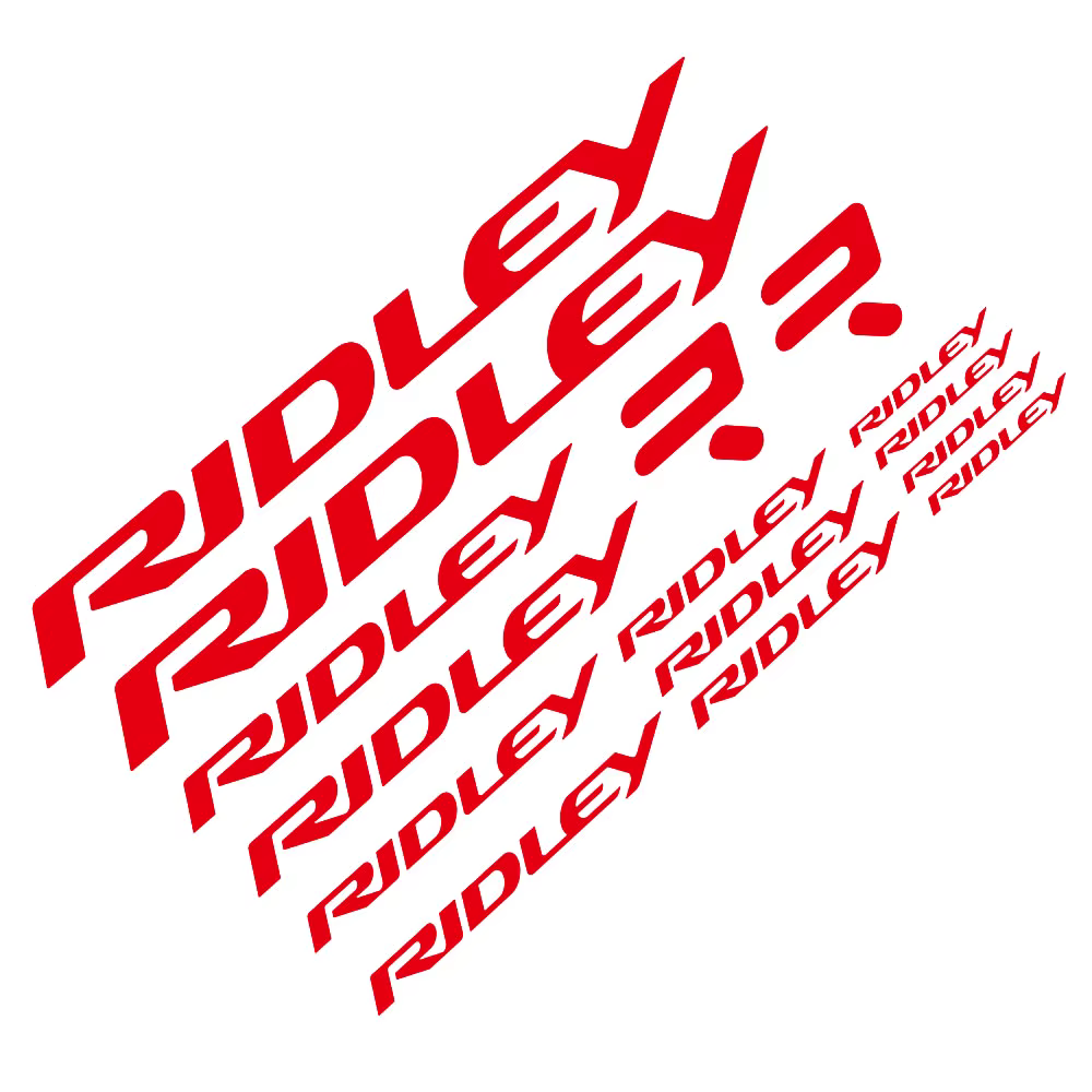 Pour RIDLEY nouvelles étiquettes cadre de vélo remplacement vinyle décalcomanies