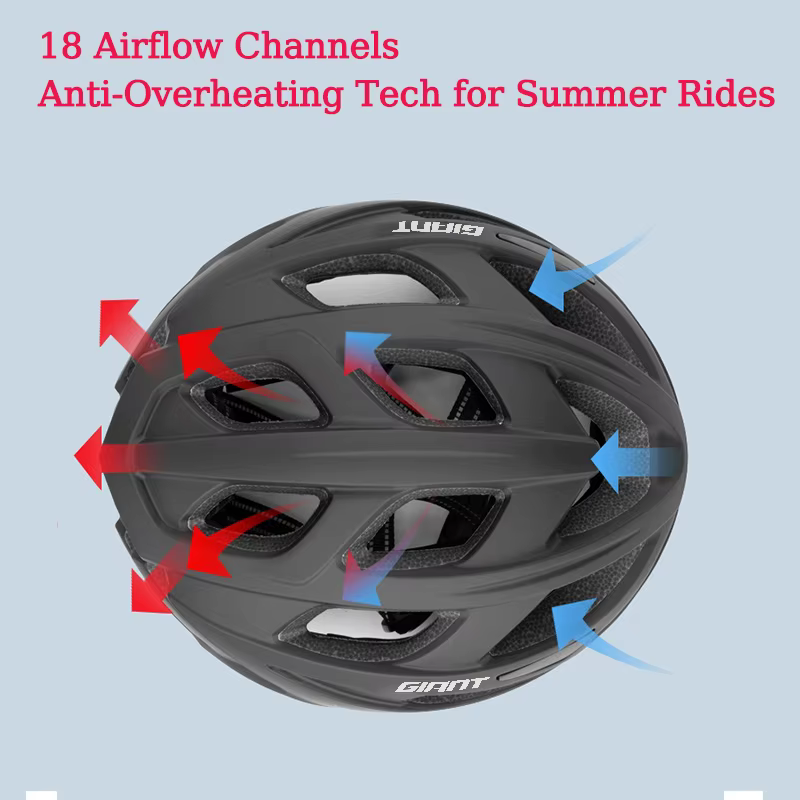 Casque de cyclisme ultraléger géant 18 trous d'aération