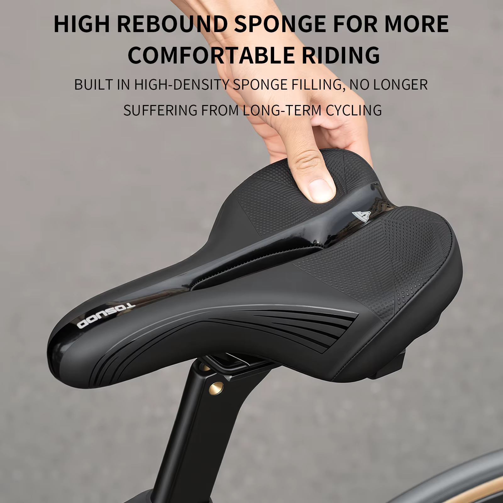 Selle de vélo TOSUOD ultralégère et confortable
