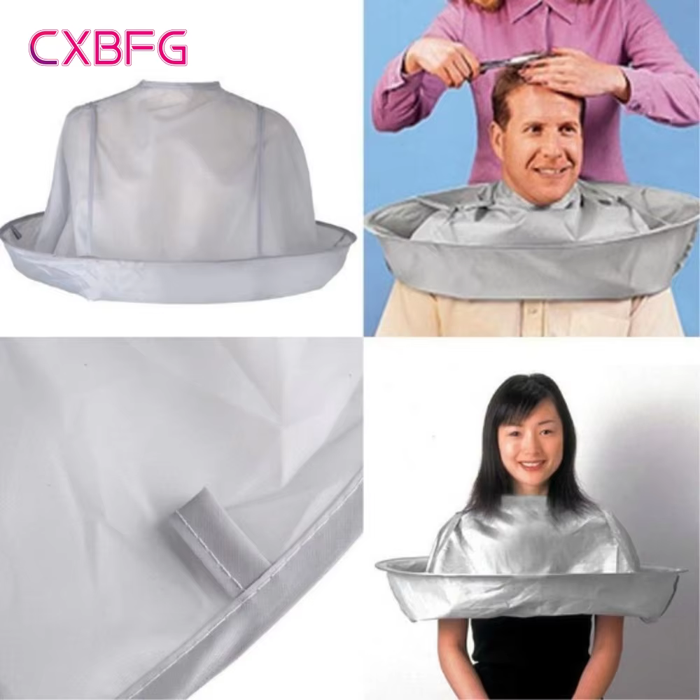 Cape de coiffure créative bricolage Cape de coupe de cheveux tablier Cape de cou Capes de coupe de cheveux cadeau pour outils de coiffure accessoires de Salon
