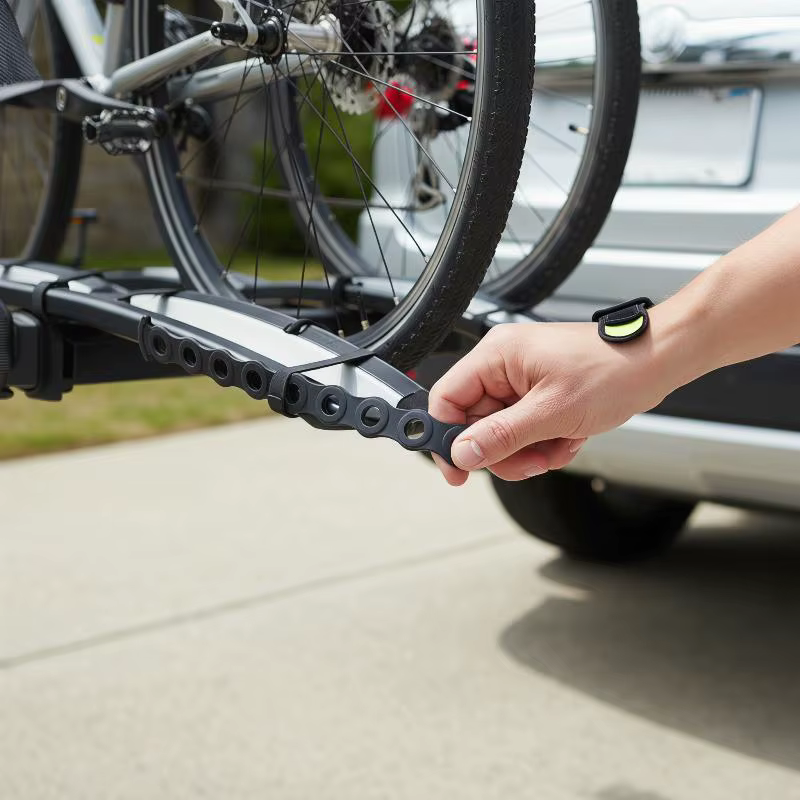 Sangles de fixation en caoutchouc pour porte-vélos de véhicule