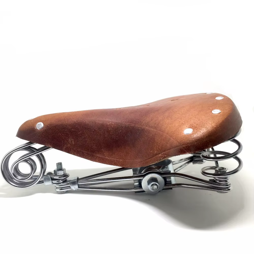 Selle de vélo vintage à ressorts