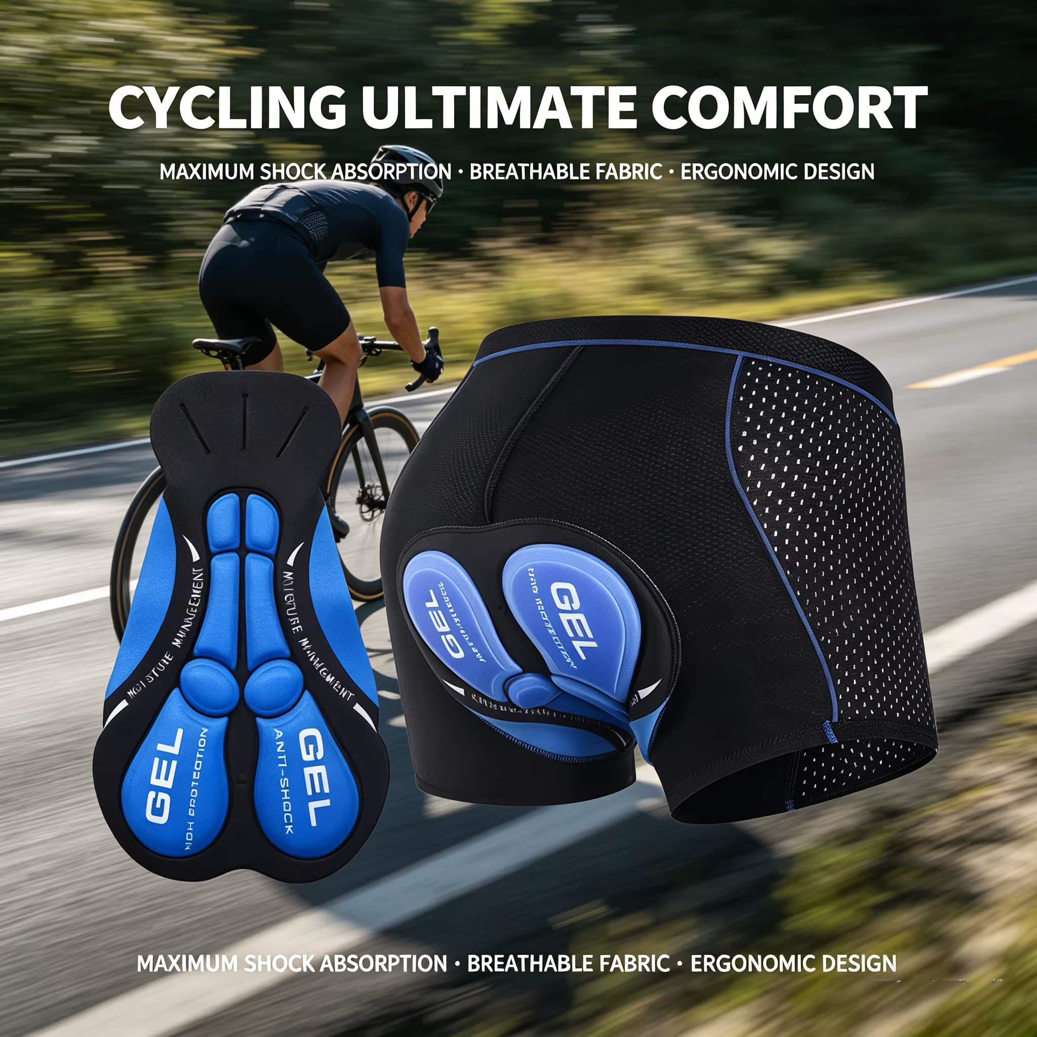 Shorts de cyclisme pour hommes