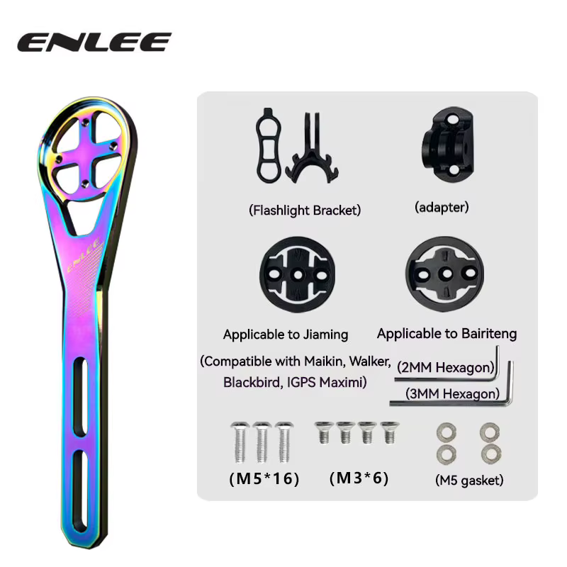 Support de guidon courbé en fibre de carbone pour vélo de route
