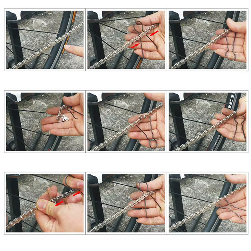 Outil de démontage de chaîne de vélo en acier inoxydable