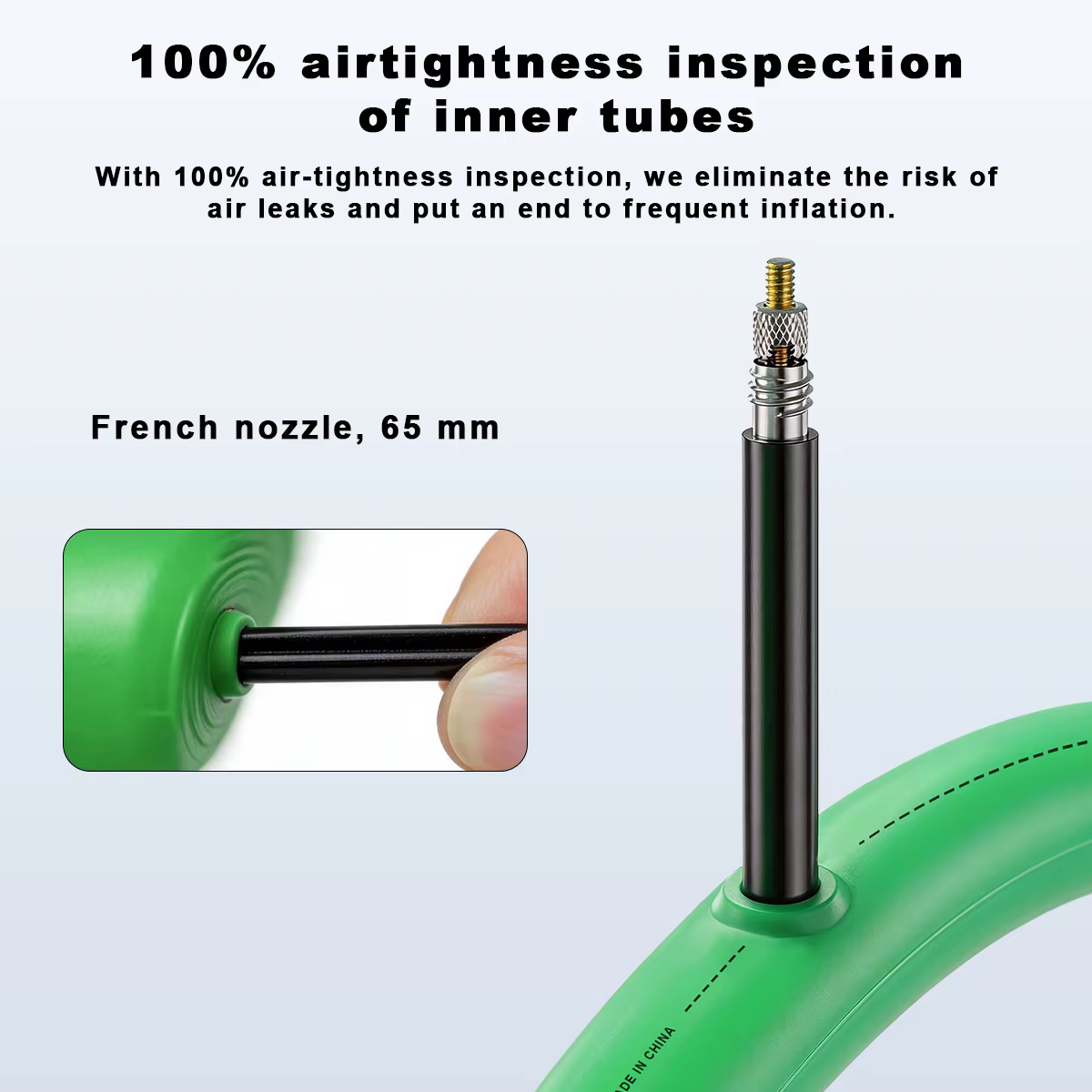 Chambre à air de vélo de route Rockbye 28g ultralégère portable en TPU