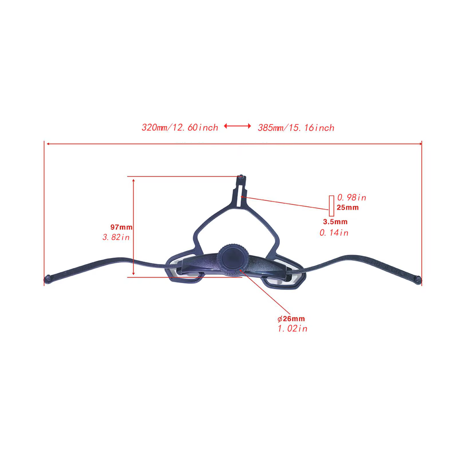 Ajusteur de casque pour le ski