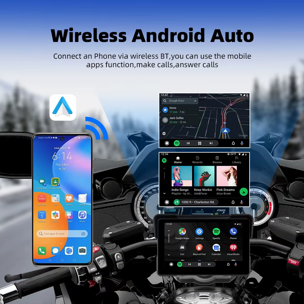 EKIY 7.0 "Android 13.0 Moto GPS WiFi