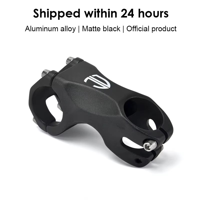 2022 nouveau noir mat vélo tige Aero aluminium puissance -18 degrés 60mm