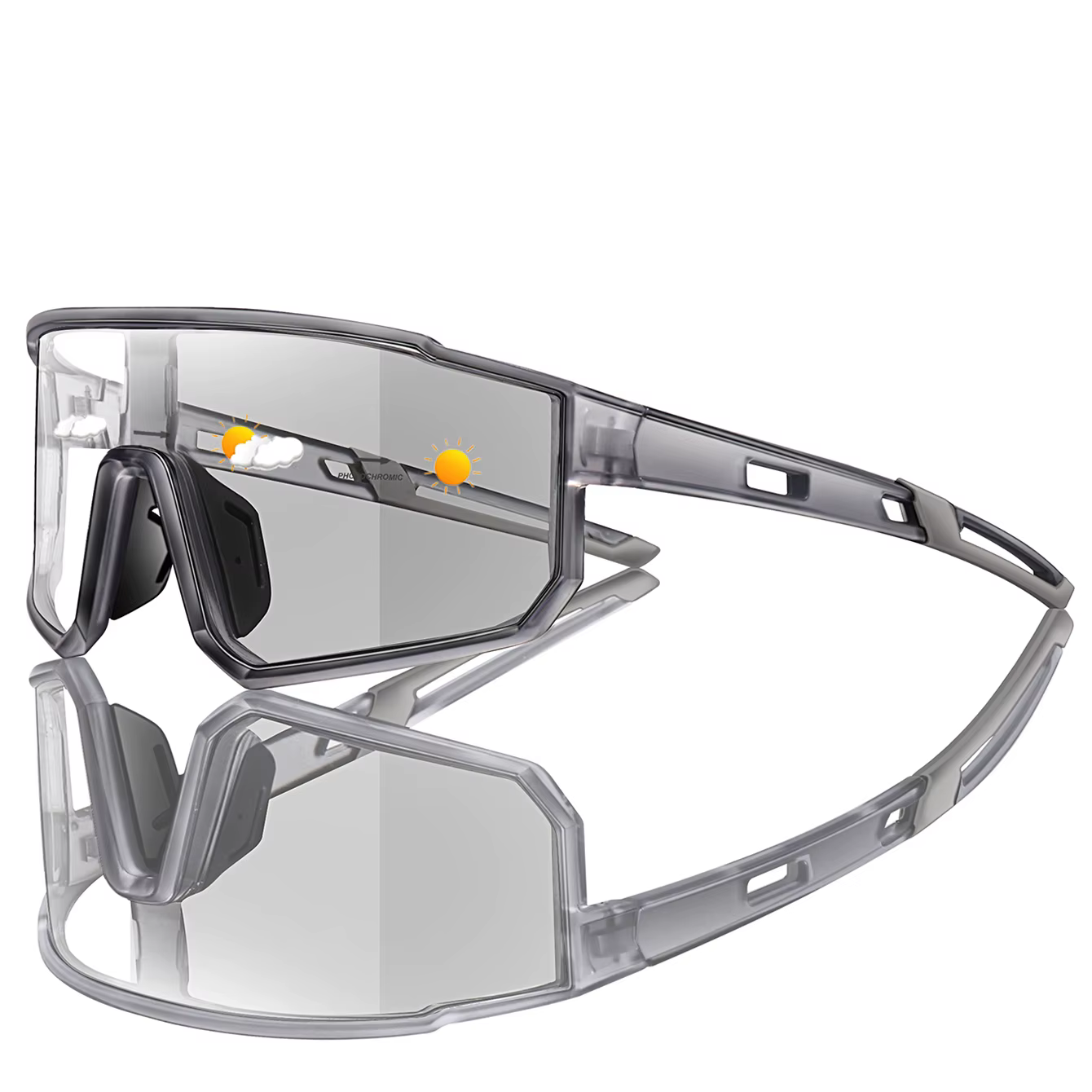 Marque de mode hommes femmes vélo lunettes photochromiques vtt