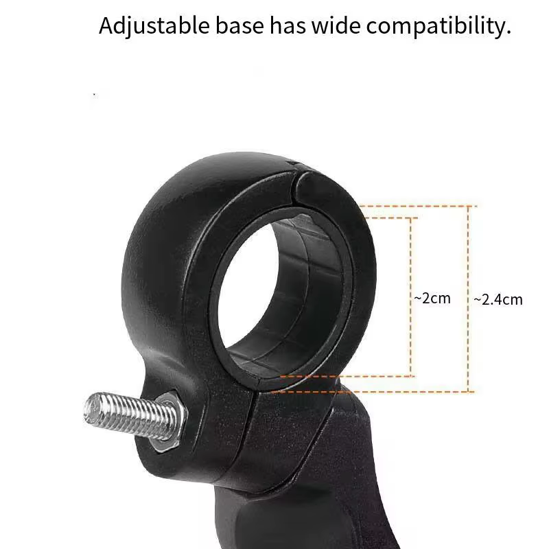 Rétroviseur de vélo VTT HD réflexion miroir batterie