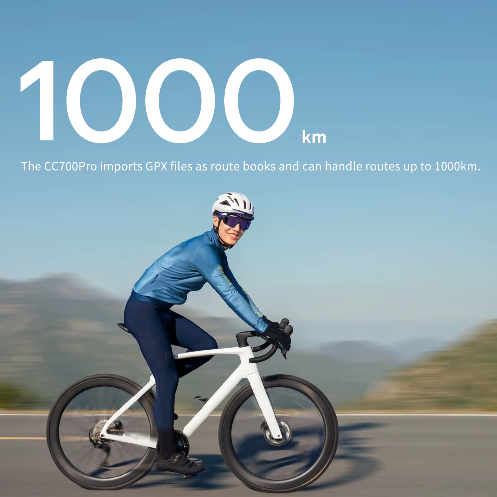 GEOID CC700 Pro ordinateur de vélo GPS 2.8 pouces écran tactile compteur de vitesse