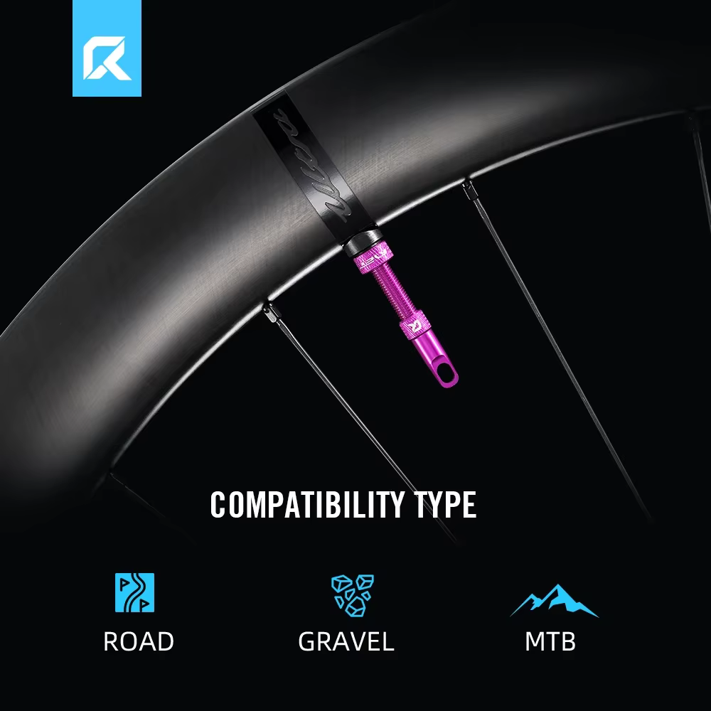 Vannes Tubeless RYET Presta 44/60/70/80mm