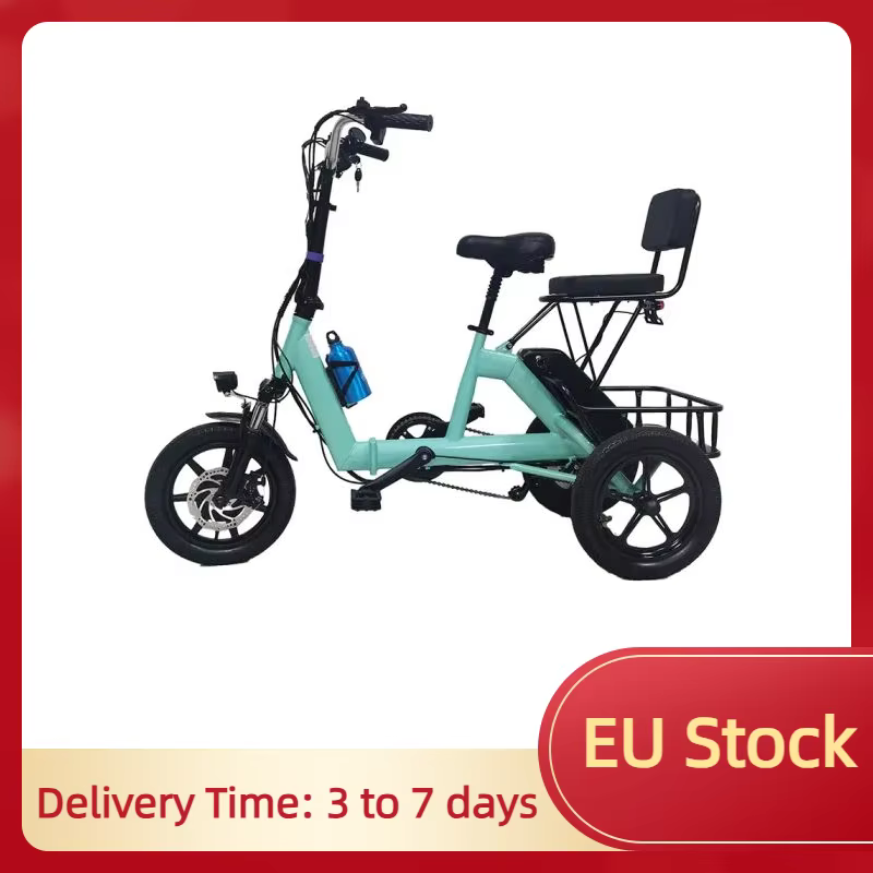 Tricycle électrique pliant de 14 pouces pour vélo