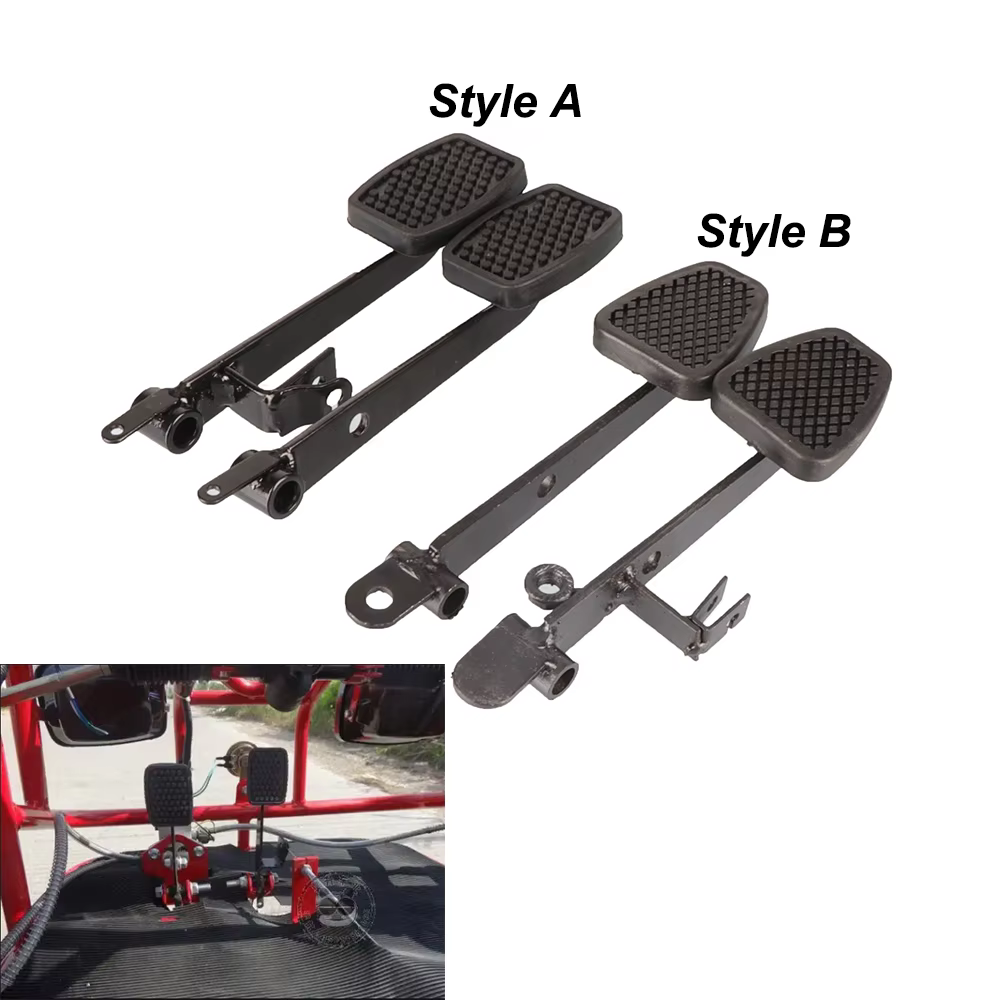 2 types différents de pédales de vélo de plage