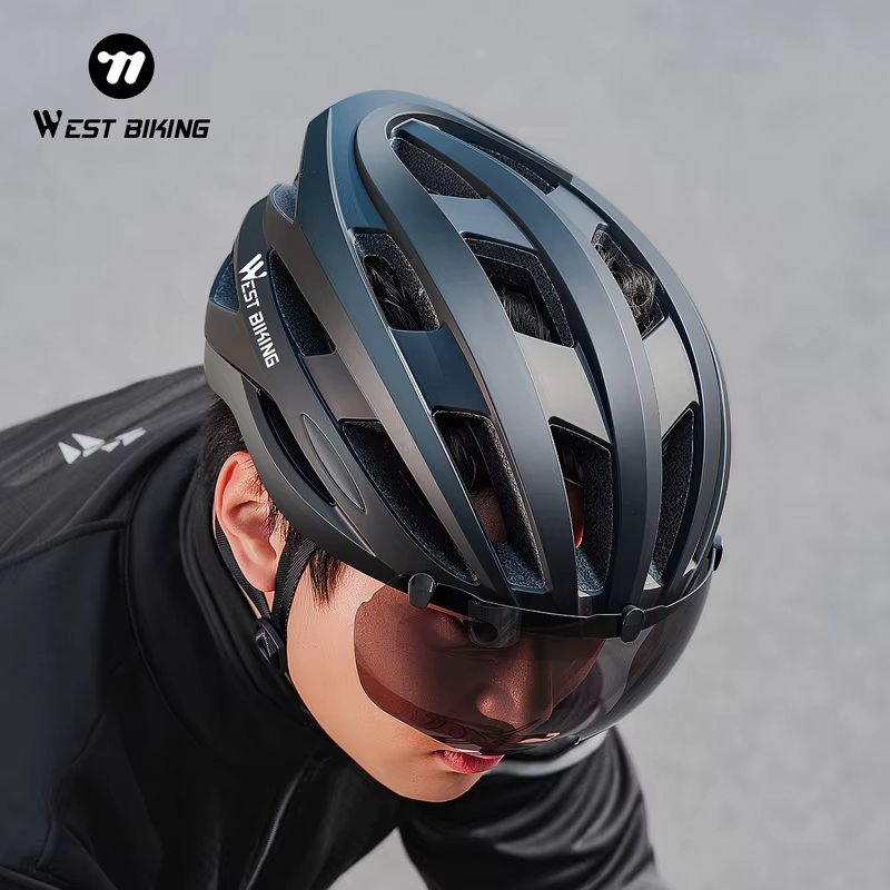 Casque de vélo extra large WEST BIKING pour tour de tête de 62-65 cm