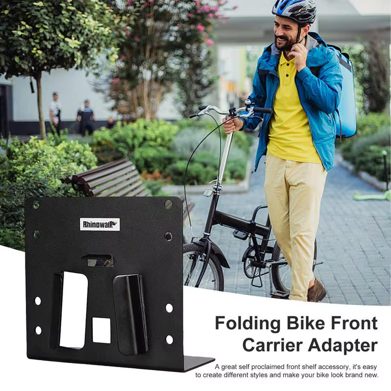 Sac adaptateur avant de vélo pliable en aluminium pour Bromptons