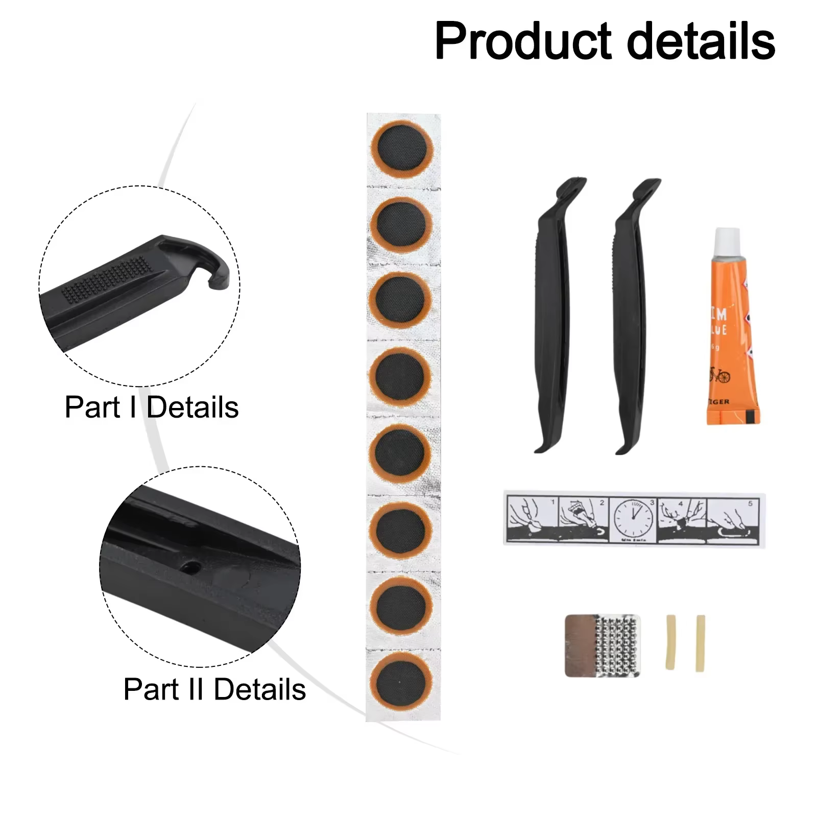 Kits de réparation de pneus de vélo