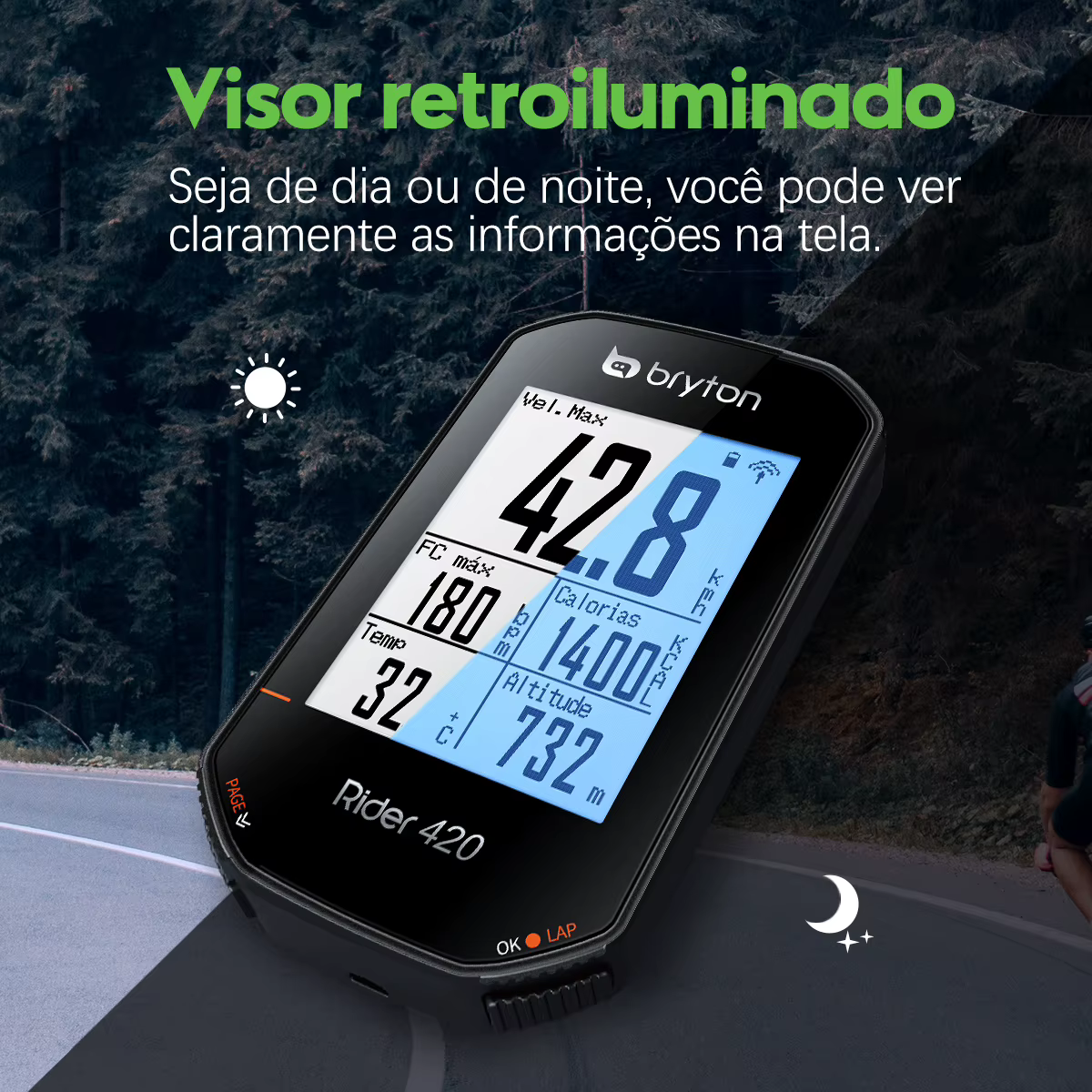 Bryton Rider-Ordinateur de vélo GPS