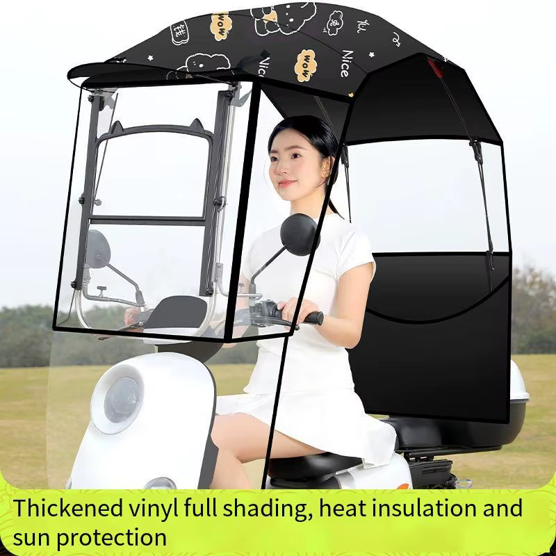 Auvent universel pour scooter électrique