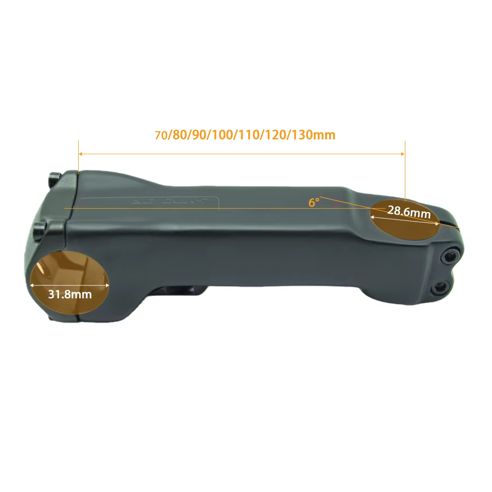 Full Carbon 6 ° Tige de vélo de route Aero Riser avec câblage interne intégré et cockpit dissimulé pour SL7 70mm-130mm