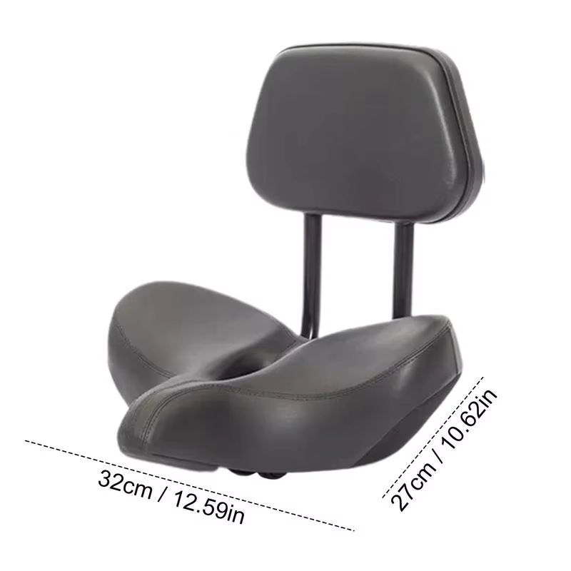 Selle de Vélo Confortable avec Dossier pour Scooter Électrique