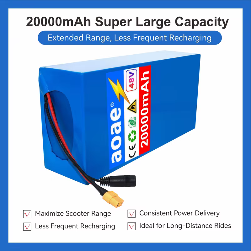 Batterie de scooter électrique 48V 13S6P 20Ah