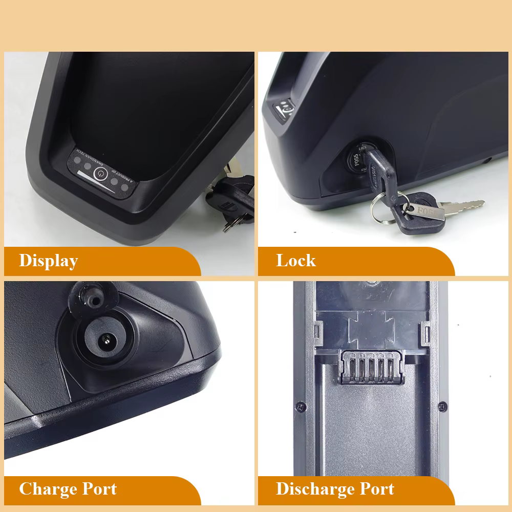 Hailong-Batterie de vélo électrique à 5 broches