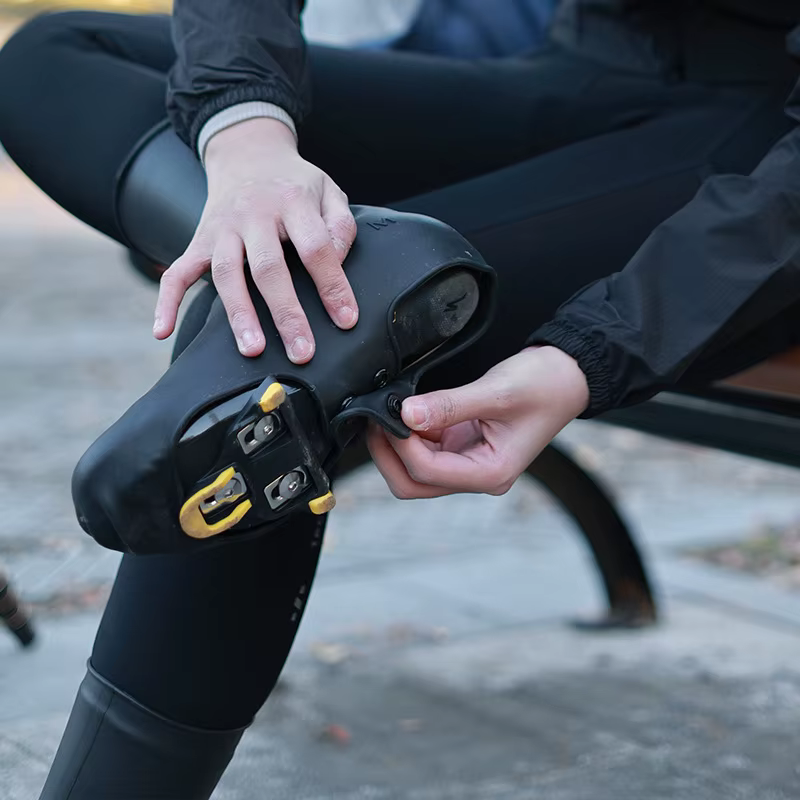 Chaussures de cyclisme sur route couvre-chaussures en Silicone coupe-vent