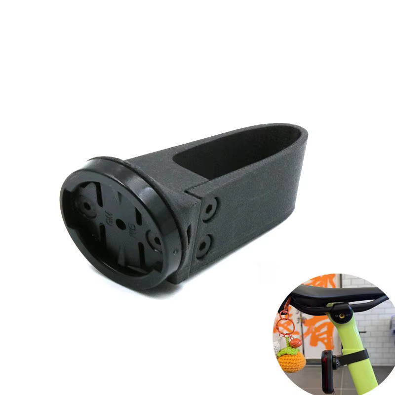 Support de feu arrière de vélo en fibre de carbone imprimé en 3D