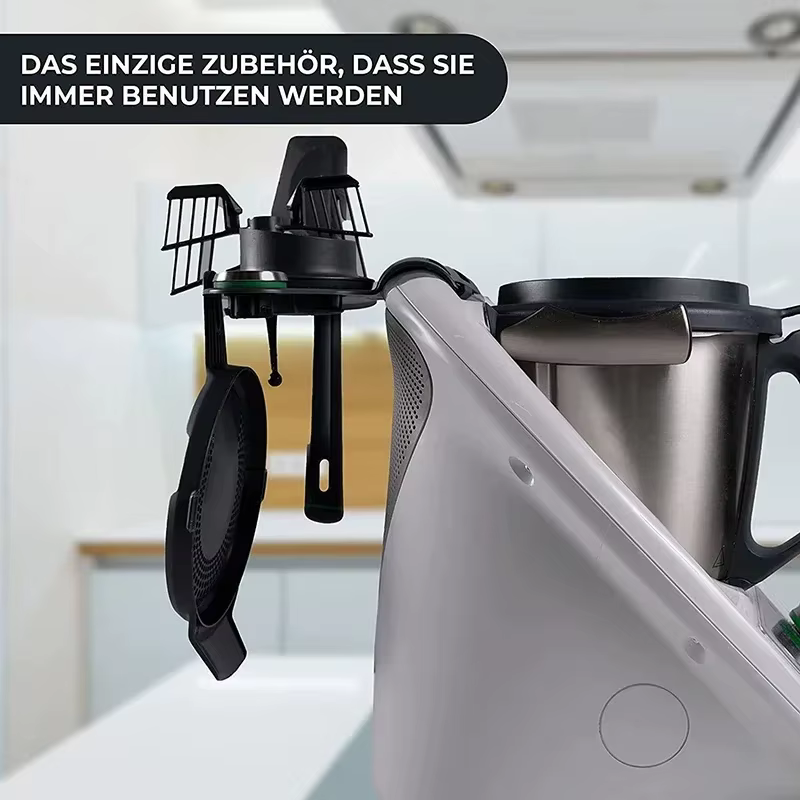 Support de rangement pour outils de cuisine, gain de place jusqu'à 5 accessoires, support d'accessoires pour robot culinaire de cuisine pour TM5 TM6 (noir)
