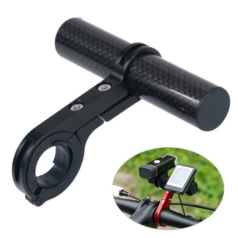 Extension de guidon de vélo multifonctionnelle en Fiber de carbone