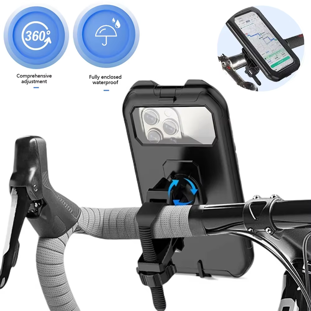 Support de téléphone pour vélo étanche 360° °