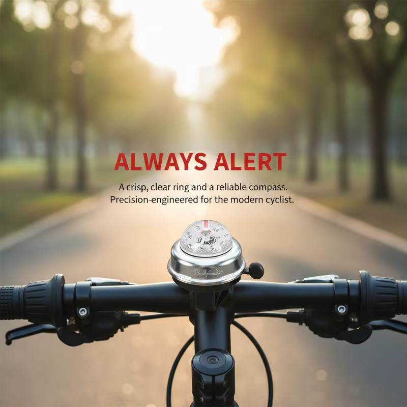 Sonnette de vélo en alliage